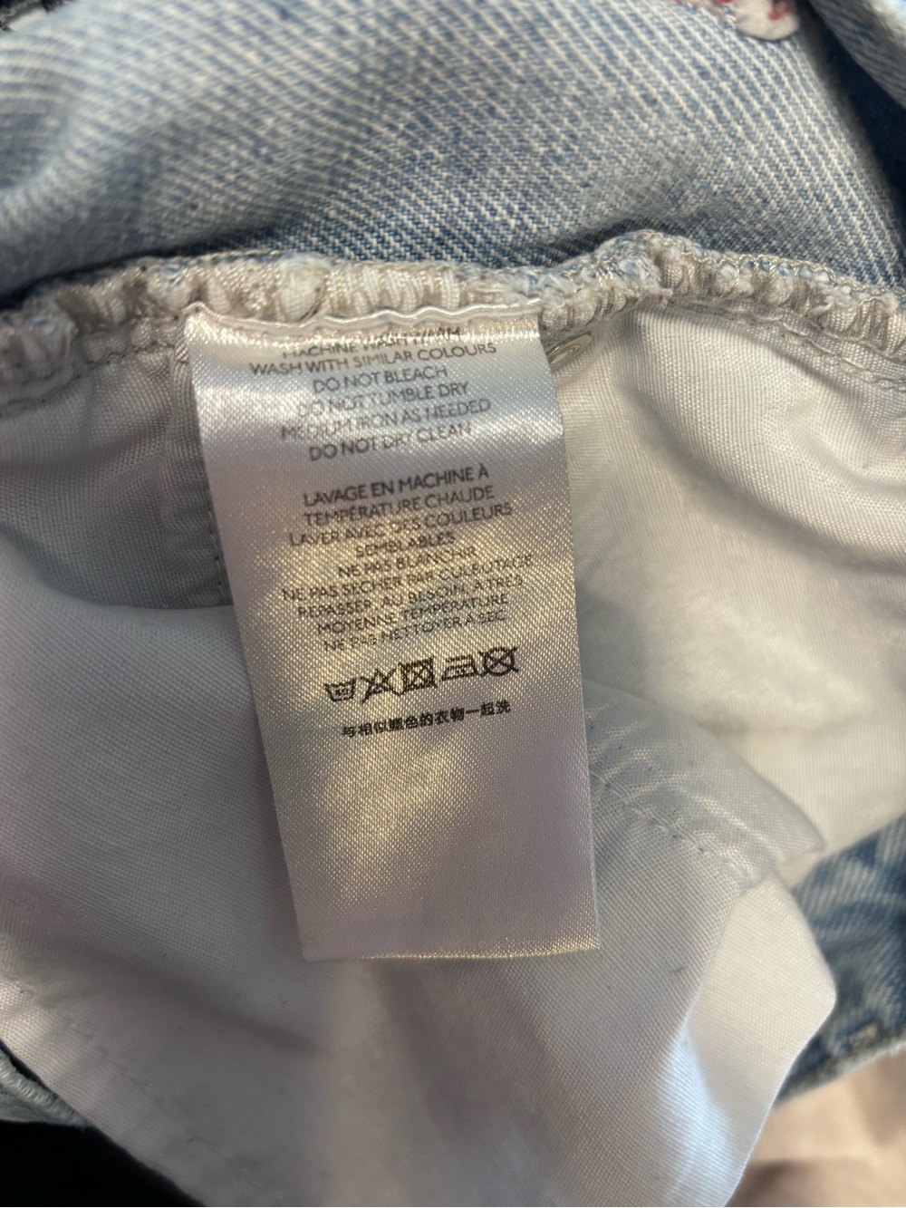 Urban Outfitters BDG Light Blue Distressed High Rise Mom Jeans Denim Edgy - Picture 11 of 11